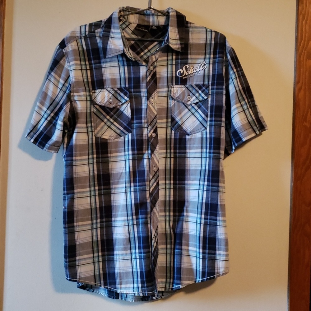 Schells brewery button down